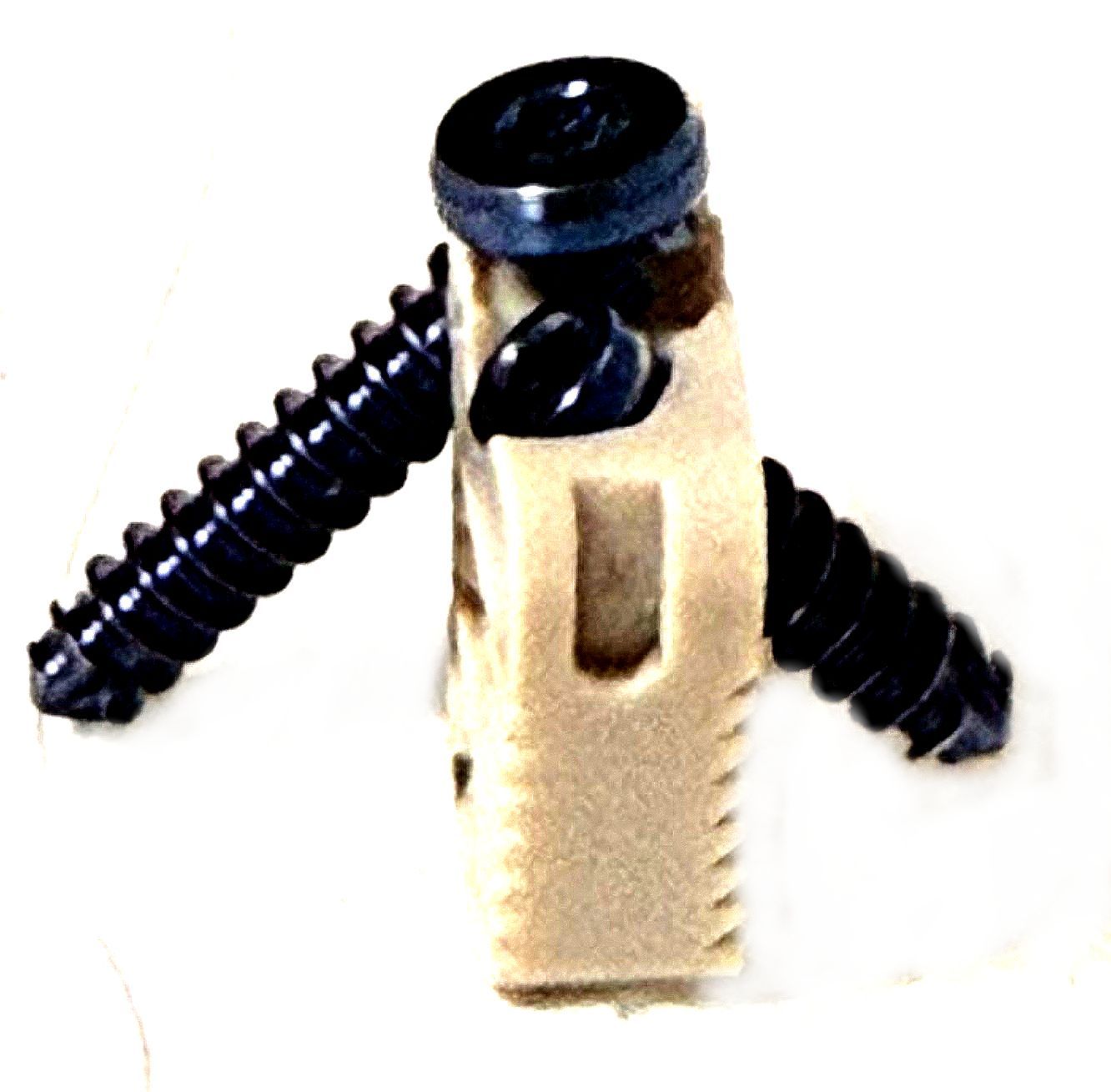 Шийний кейдж PEEK з двома гвинтами 14х14х7